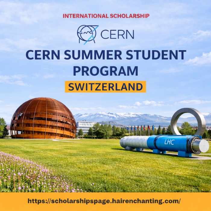 CERN Summer Student Program 2026 in Switzerland