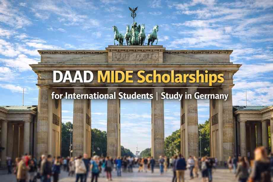 DAAD MIDE Scholarships for International Students | Study in Germany