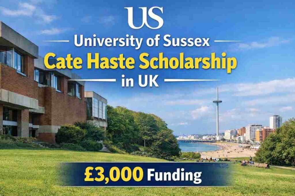 University of Sussex Cate Haste Scholarship in UK (£3,000 Funding)