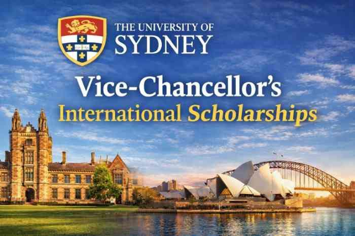 University of Sydney Vice-Chancellor’s International Scholarships in Australia