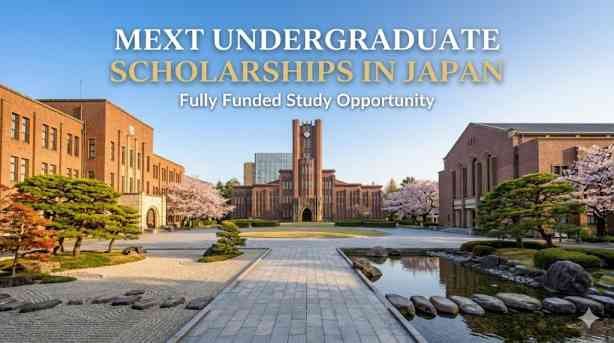 MEXT Undergraduate Scholarships 2027 in Japan | Fully Funded Study Opportunity