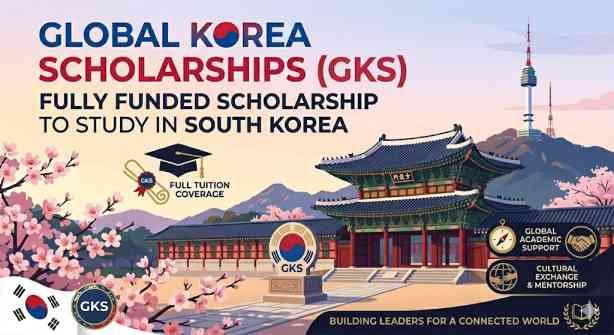 Global Korea Scholarships (GKS) 2026 | Fully Funded Scholarship to Study in South Korea