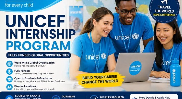 UNICEF Internship Program – Fully Funded Global Opportunities